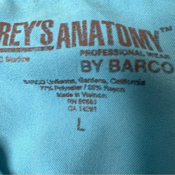 GREY’S Anatomy Blue Scrubs Size  Large - Picture 7 of 8
